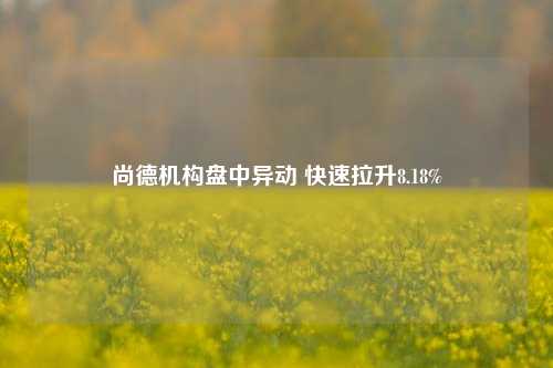 尚德机构盘中异动 快速拉升8.18%