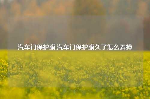 汽车门保护膜,汽车门保护膜久了怎么弄掉