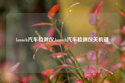 launch汽车检测仪,launch汽车检测仪关机键