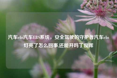 汽车ebs汽车EBS系统，安全驾驶的守护者汽车ebs灯亮了怎么回事,还能开吗丁俊晖