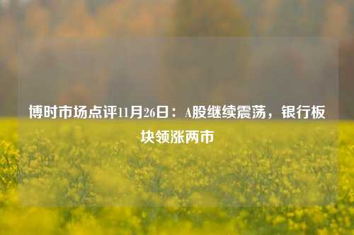 博时市场点评11月26日：A股继续震荡，银行板块领涨两市